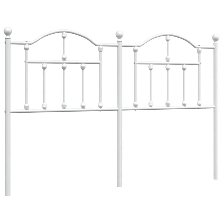 udskiftningsgavl 150 cm metal hvid