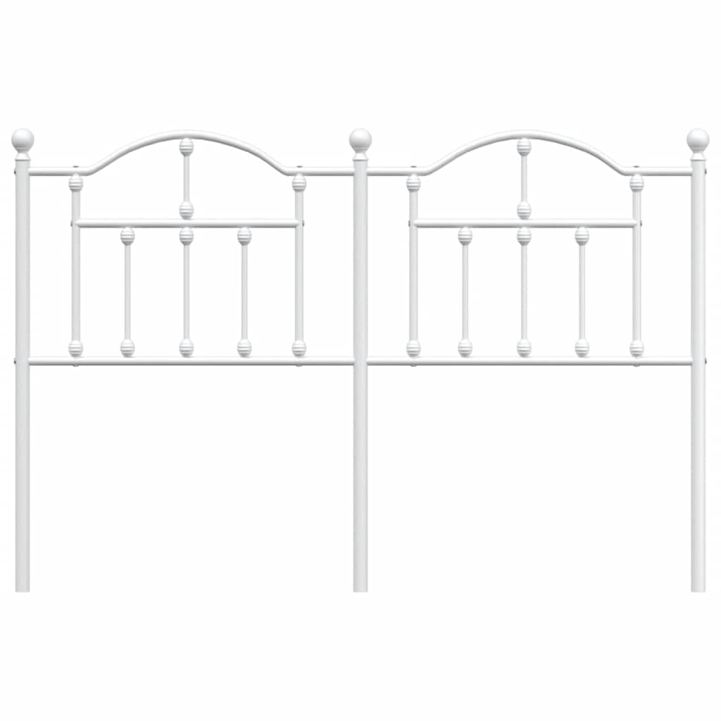 udskiftningsgavl 150 cm metal hvid