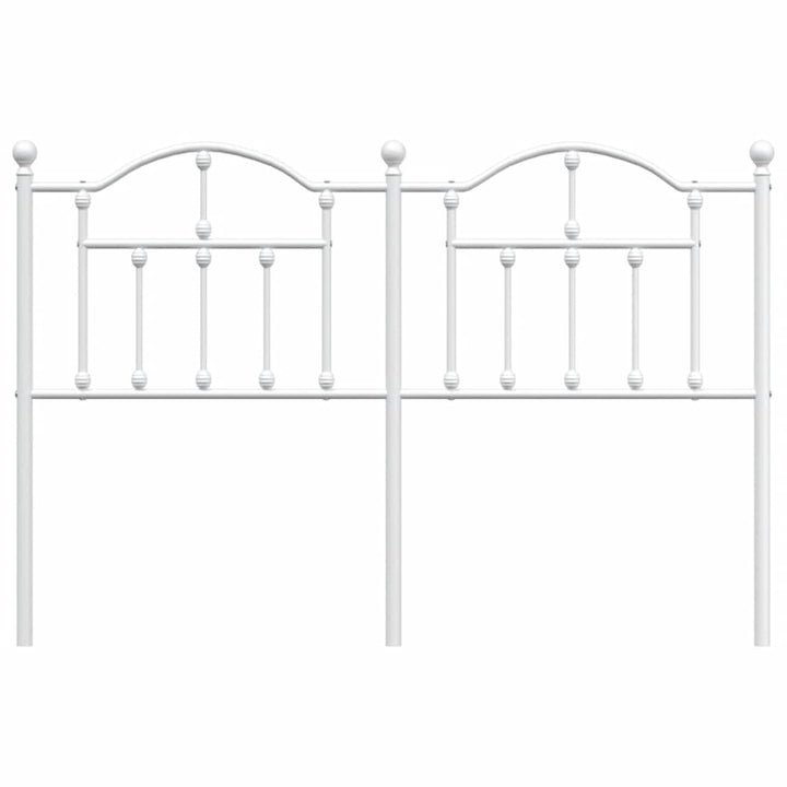 udskiftningsgavl 150 cm metal hvid