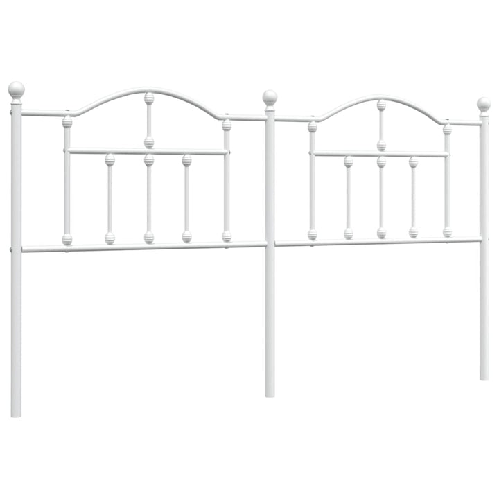 udskiftningsgavl 180 cm metal hvid