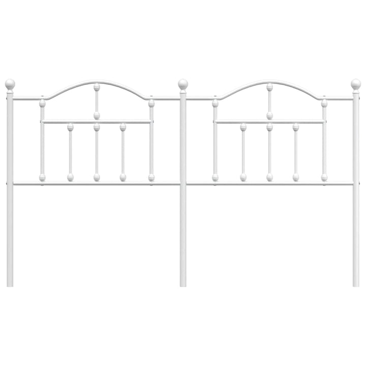 udskiftningsgavl 180 cm metal hvid
