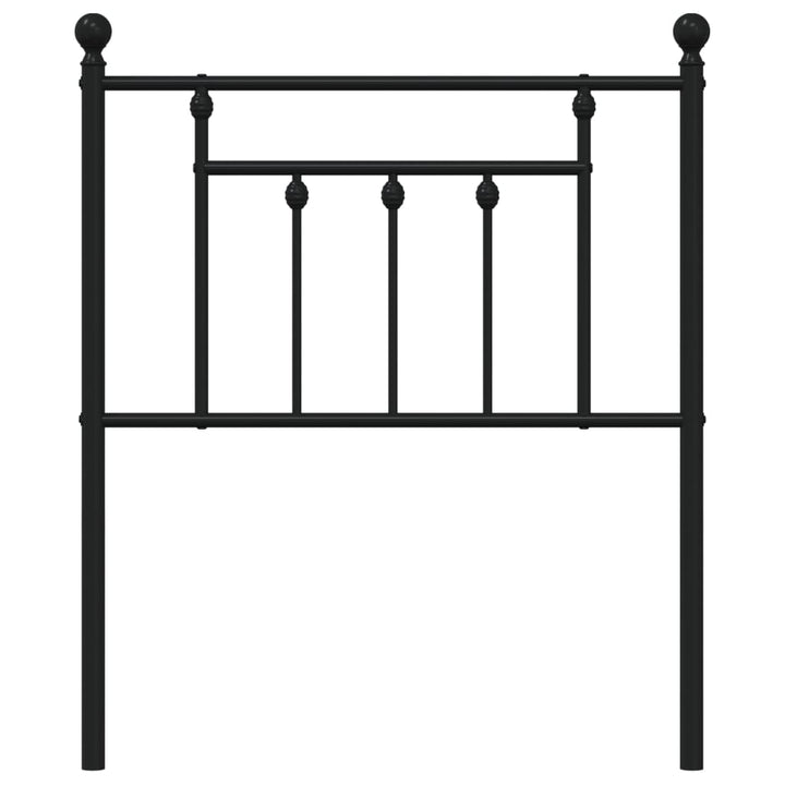 udskiftningsgavl 75 cm metal sort
