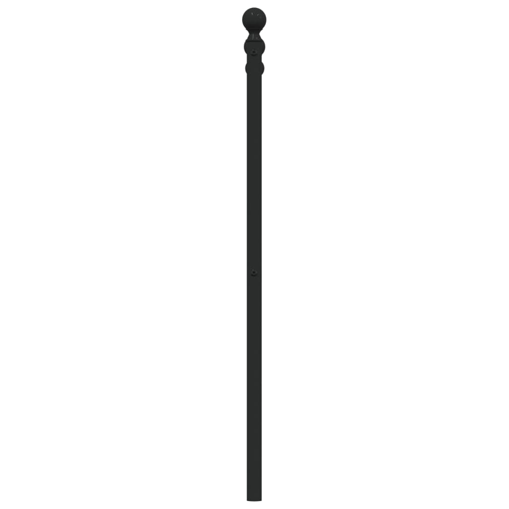 udskiftningsgavl 80 cm metal sort