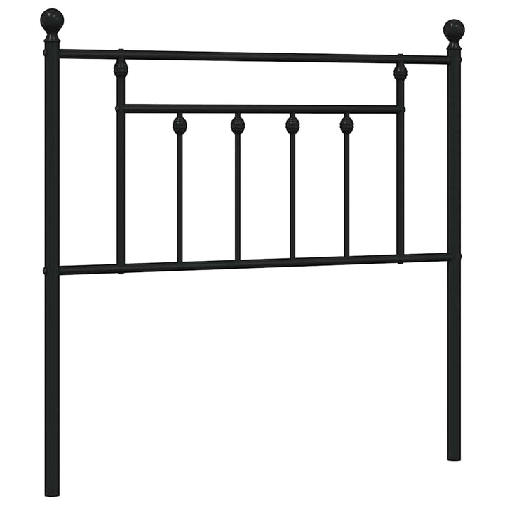 udskiftningsgavl 90 cm metal sort