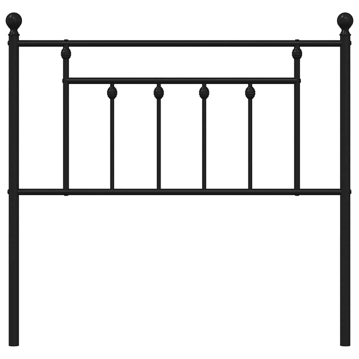 udskiftningsgavl 90 cm metal sort