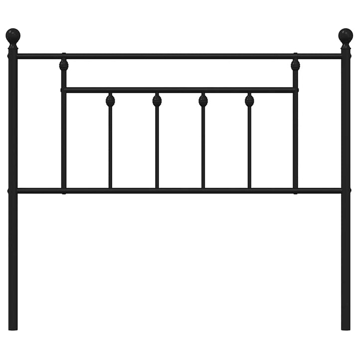udskiftningsgavl 100 cm metal sort