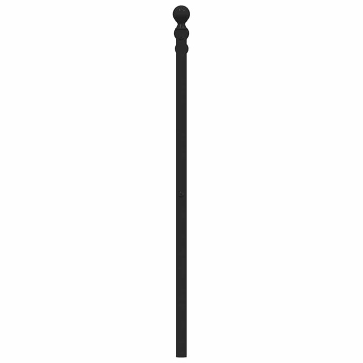 udskiftningsgavl 100 cm metal sort