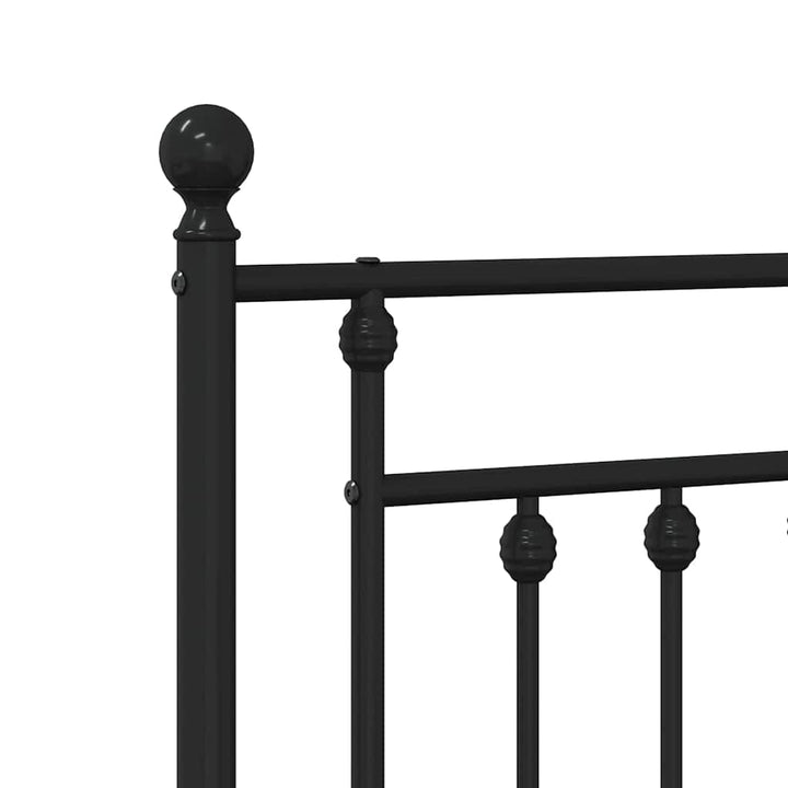 udskiftningsgavl 100 cm metal sort