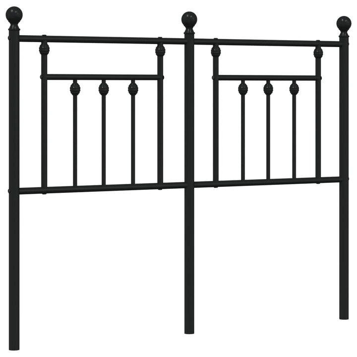 udskiftningsgavl 120 cm metal sort