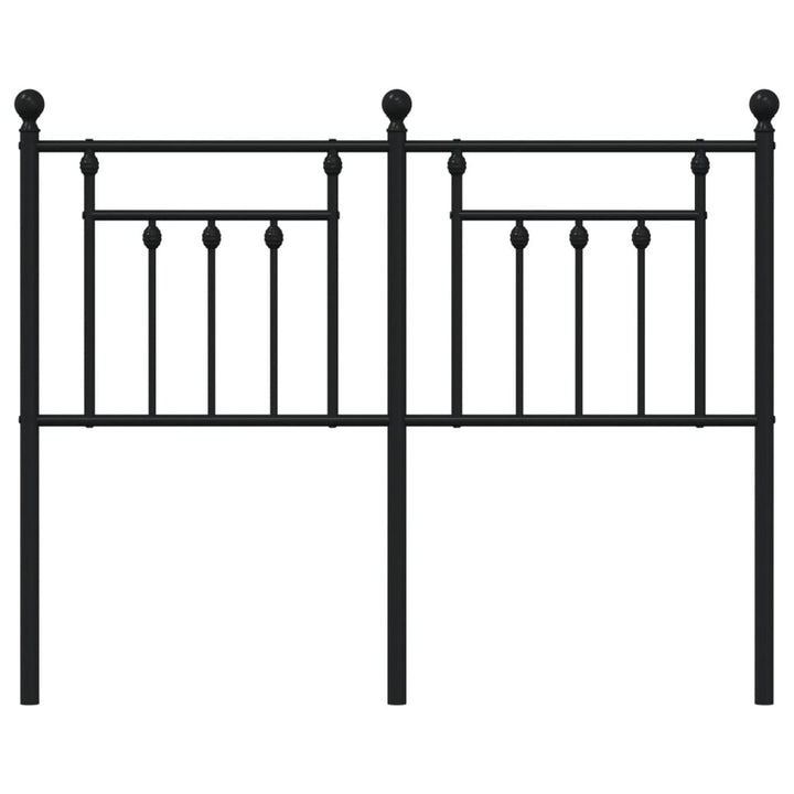udskiftningsgavl 120 cm metal sort