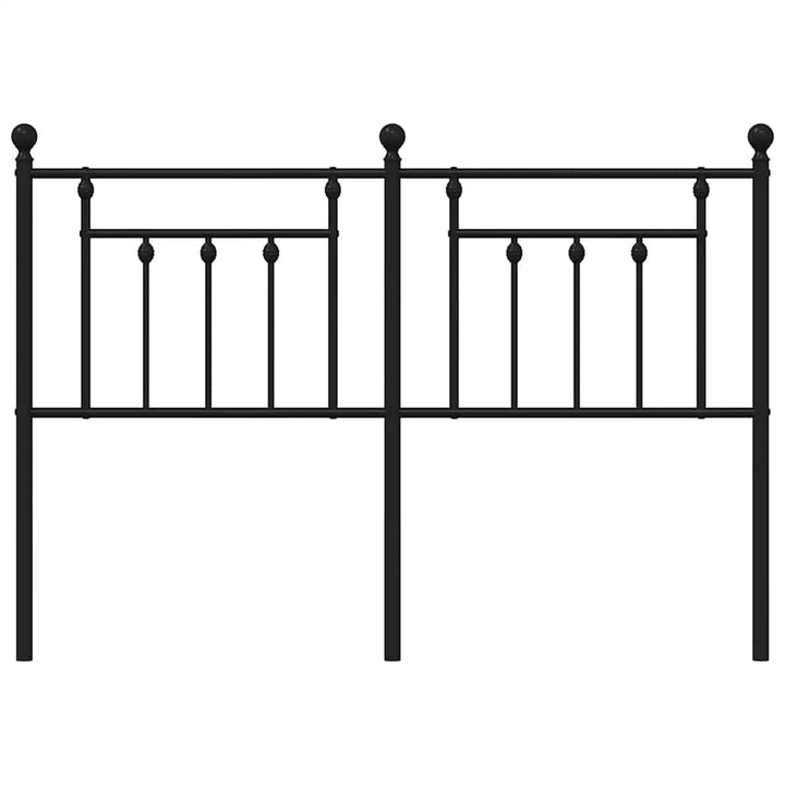 udskiftningsgavl 135 cm metal sort