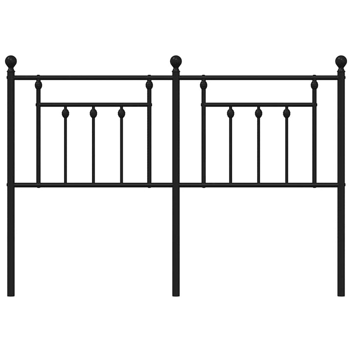 udskiftningsgavl 150 cm metal sort