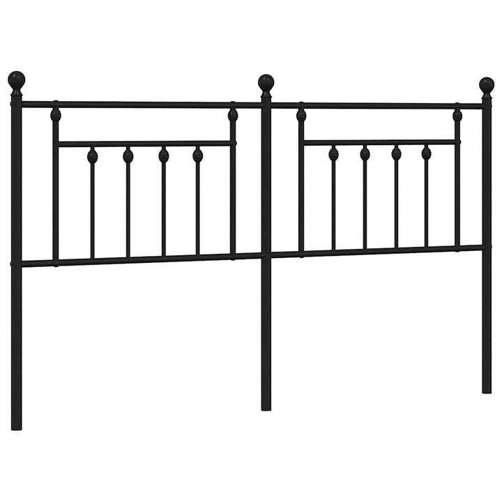 udskiftningsgavl 160 cm metal sort