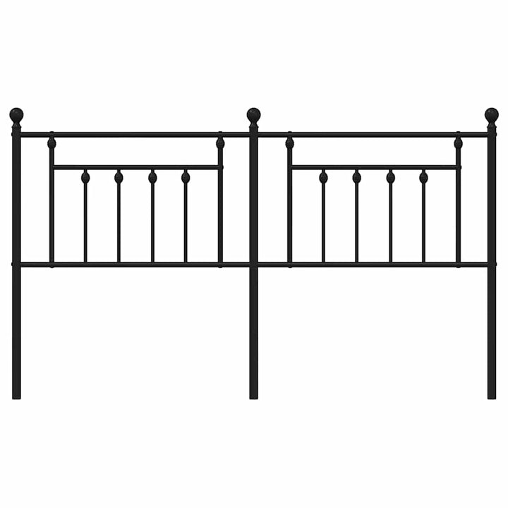 udskiftningsgavl 180 cm metal sort