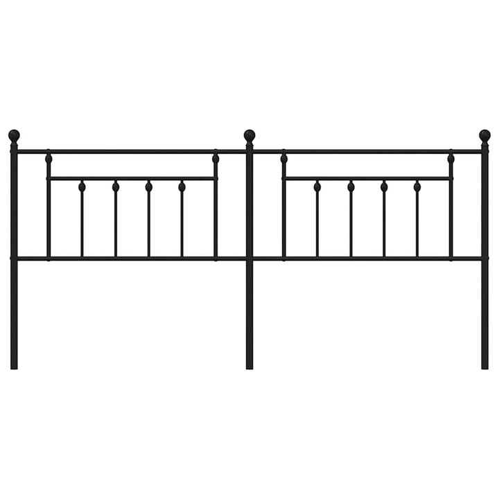 udskiftningsgavl 200 cm metal sort