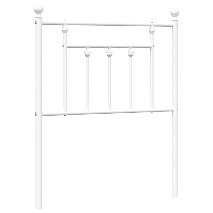 udskiftningsgavl 75 cm metal hvid