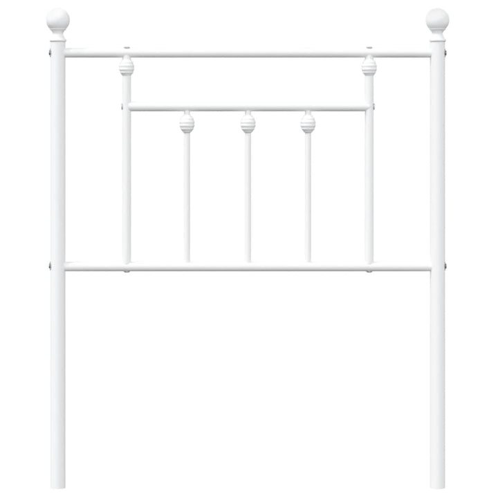 udskiftningsgavl 75 cm metal hvid