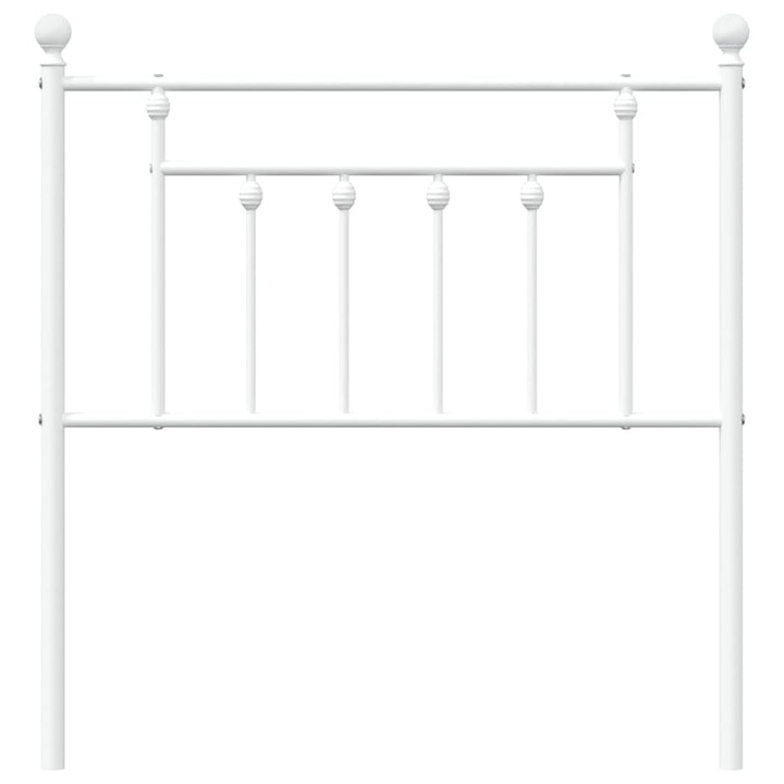 udskiftningsgavl 80 cm metal hvid