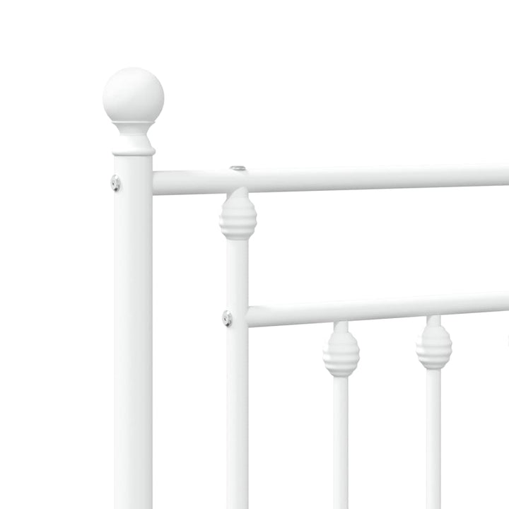 udskiftningsgavl 90 cm metal hvid