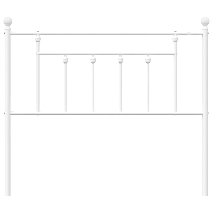 udskiftningsgavl 100 cm metal hvid