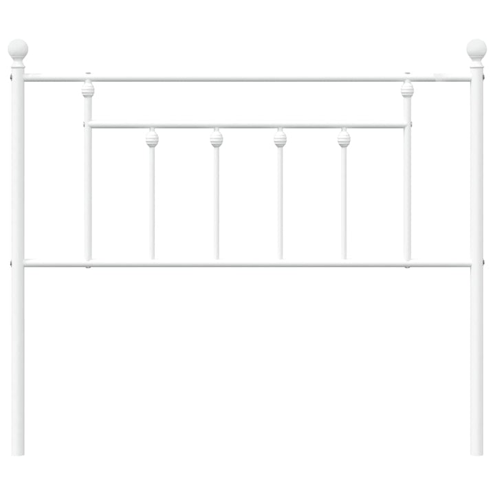 udskiftningsgavl 107 cm metal hvid