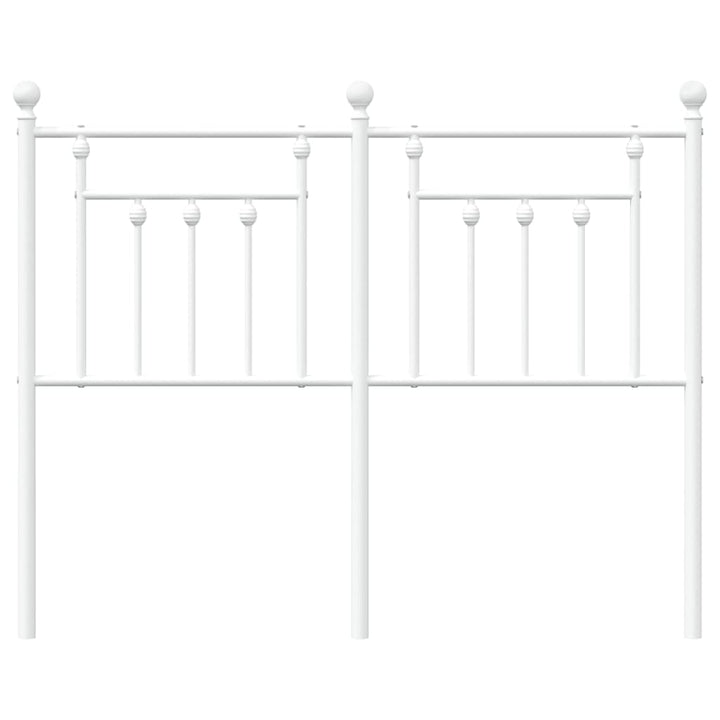 udskiftningsgavl 120 cm metal hvid