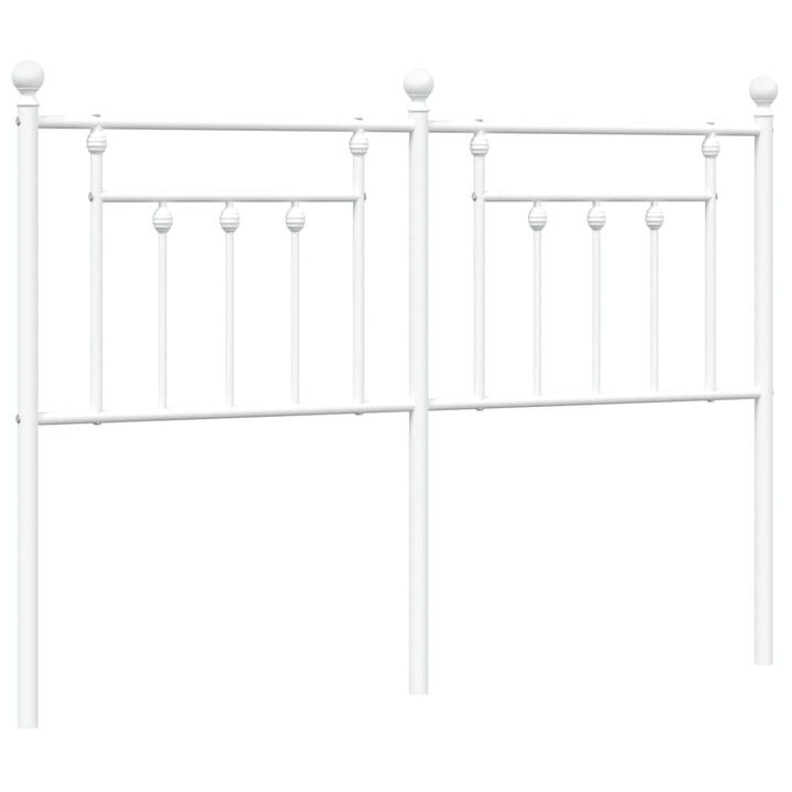 udskiftningsgavl 150 cm metal hvid