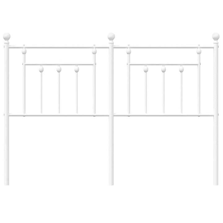 udskiftningsgavl 150 cm metal hvid