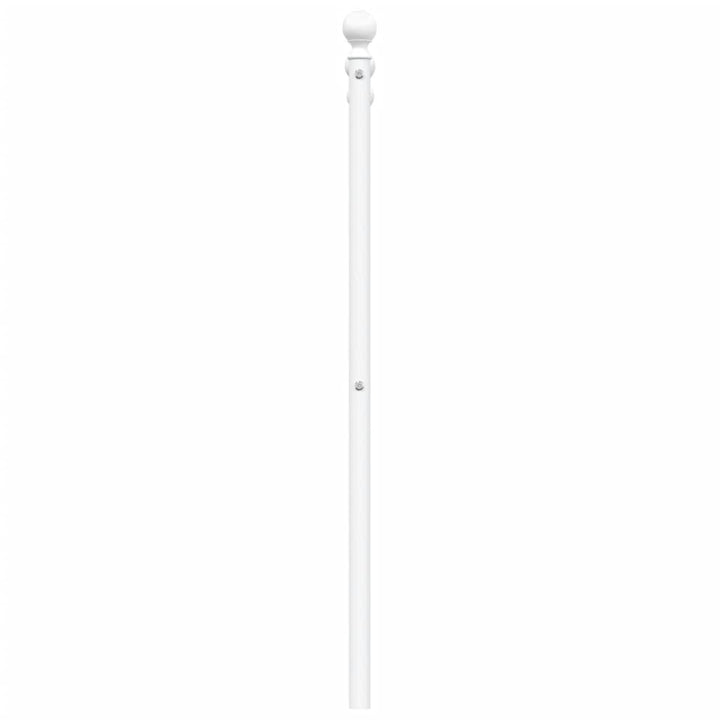 udskiftningsgavl 150 cm metal hvid