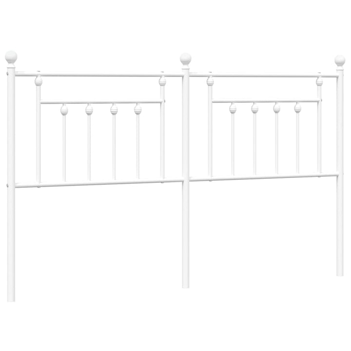 udskiftningsgavl 160 cm metal hvid
