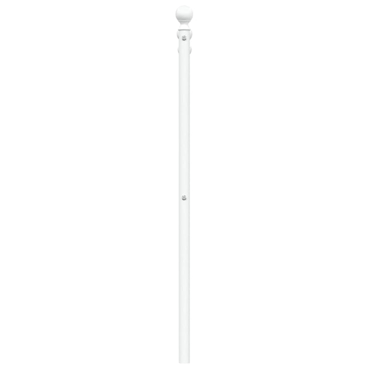 udskiftningsgavl 160 cm metal hvid