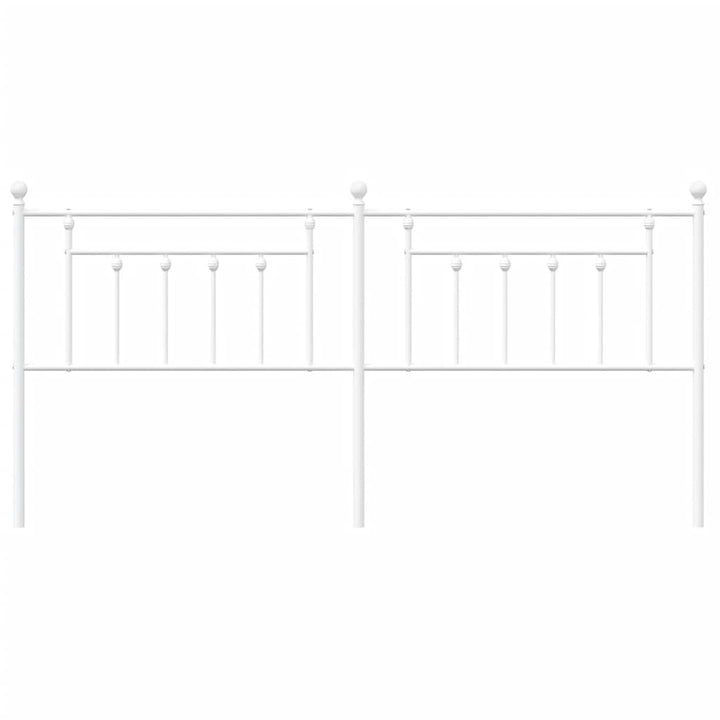 udskiftningsgavl 200 cm metal hvid