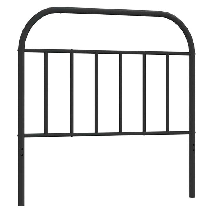 udskiftningsgavl 100 cm metal sort