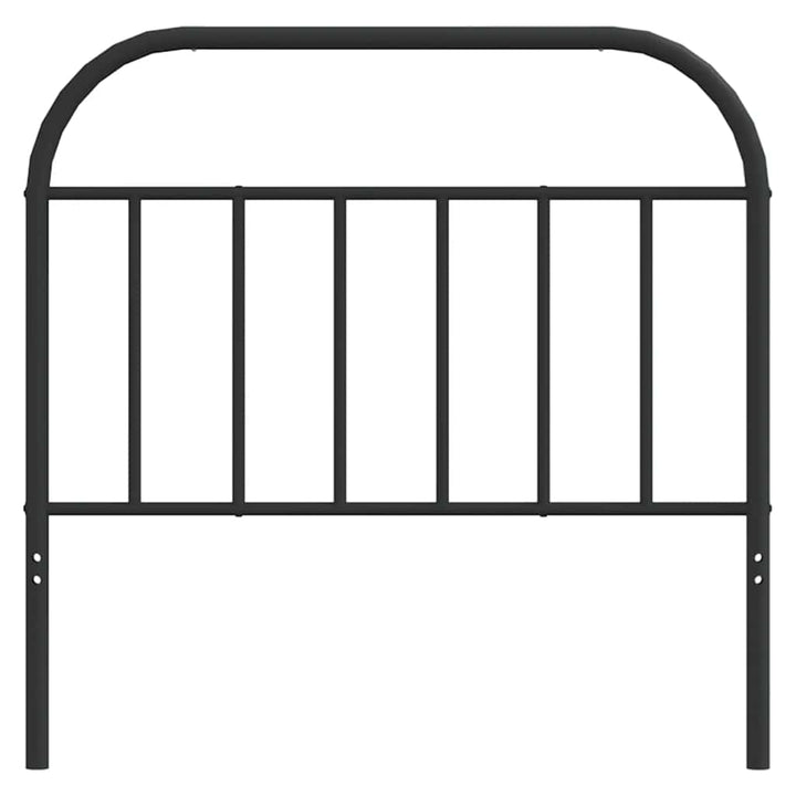 udskiftningsgavl 100 cm metal sort