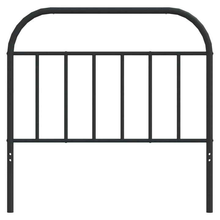 udskiftningsgavl 107 cm metal sort