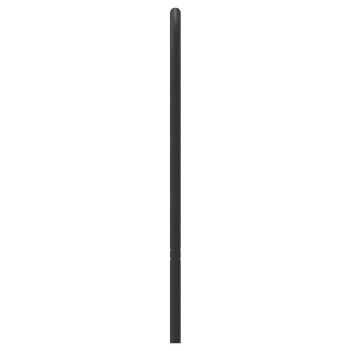 udskiftningsgavl 135 cm metal sort