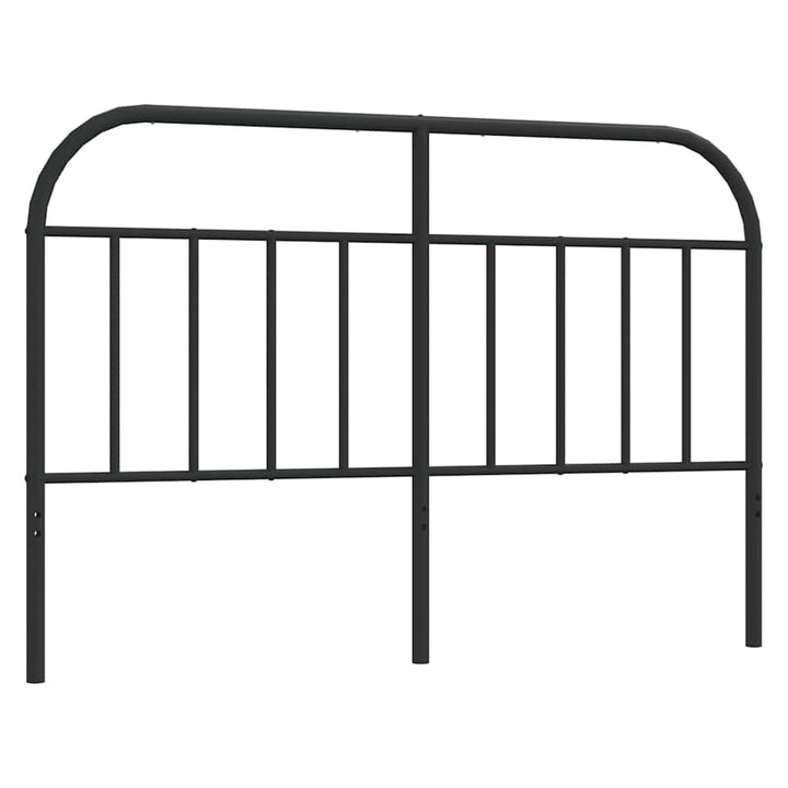 udskiftningsgavl 140 cm metal sort