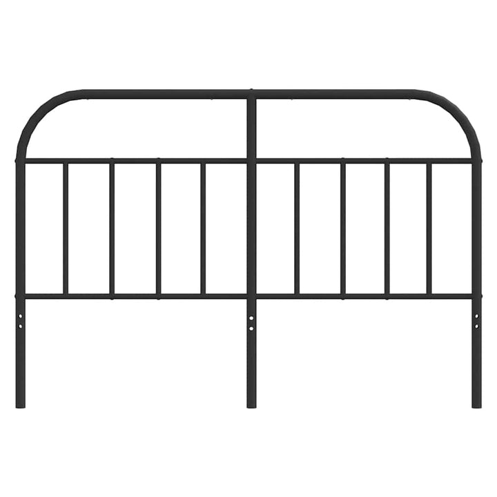 udskiftningsgavl 140 cm metal sort