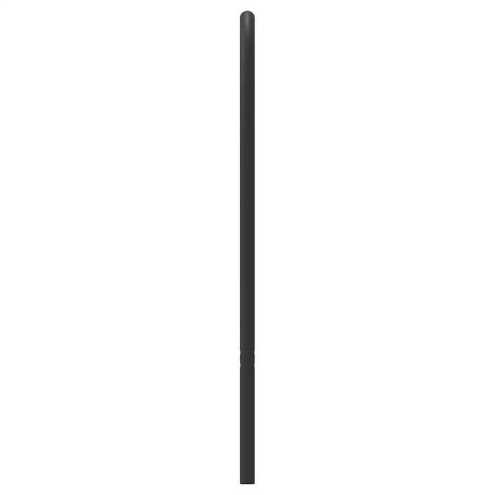 udskiftningsgavl 150 cm metal sort