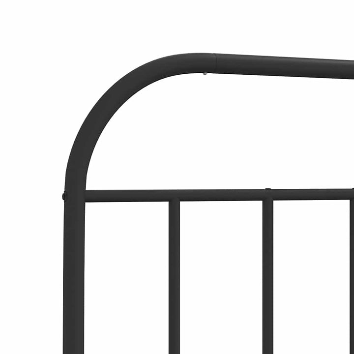 udskiftningsgavl 150 cm metal sort