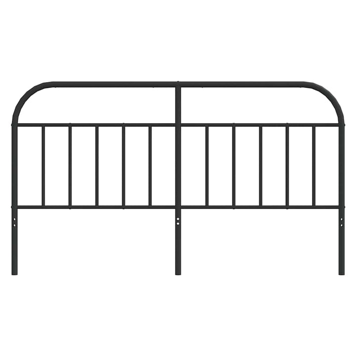 udskiftningsgavl 160 cm metal sort