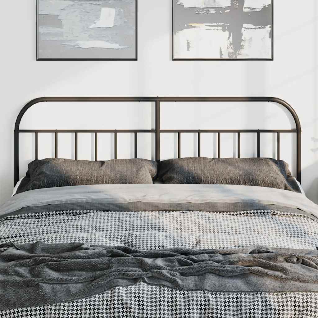 udskiftningsgavl 180 cm metal sort