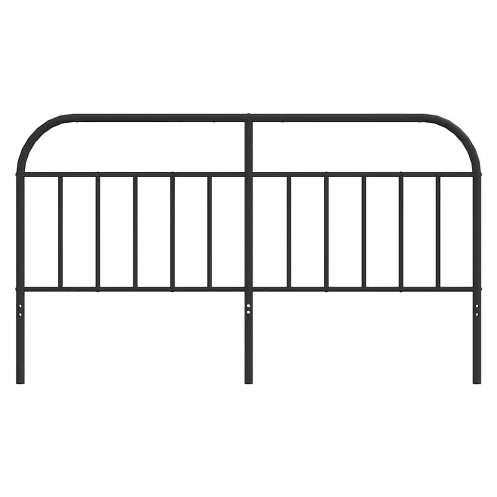 udskiftningsgavl 180 cm metal sort