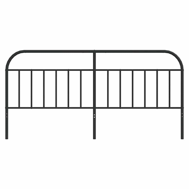 udskiftningsgavl 193 cm metal sort