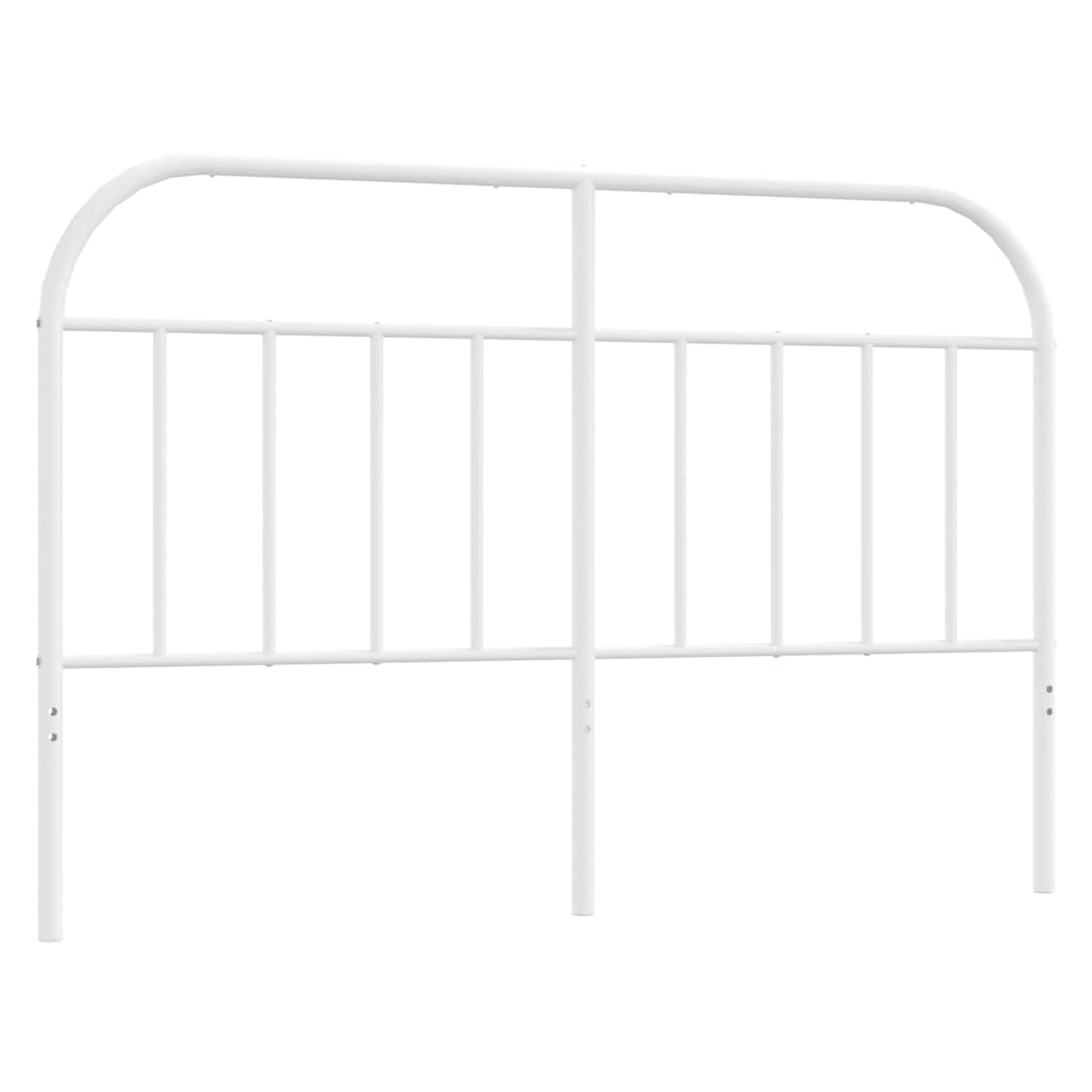 udskiftningsgavl 135 cm metal hvid