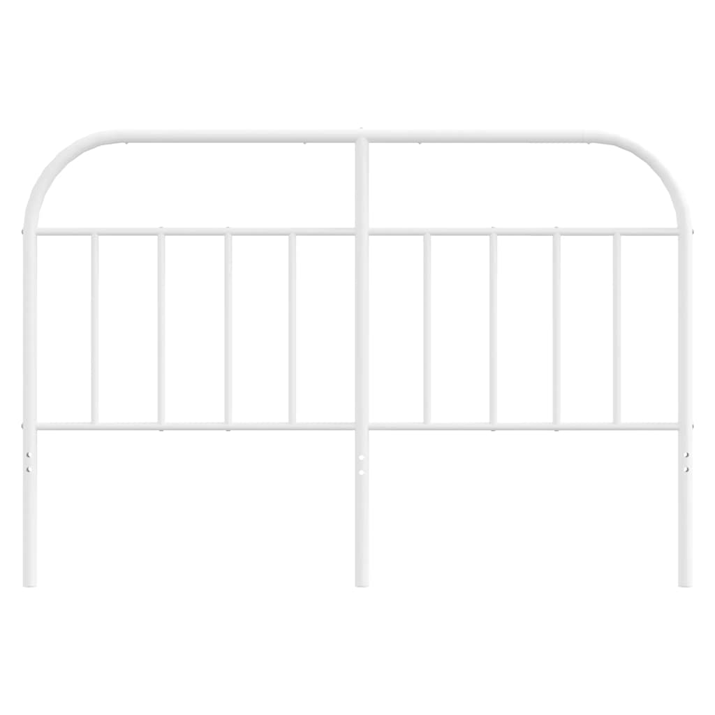 udskiftningsgavl 135 cm metal hvid