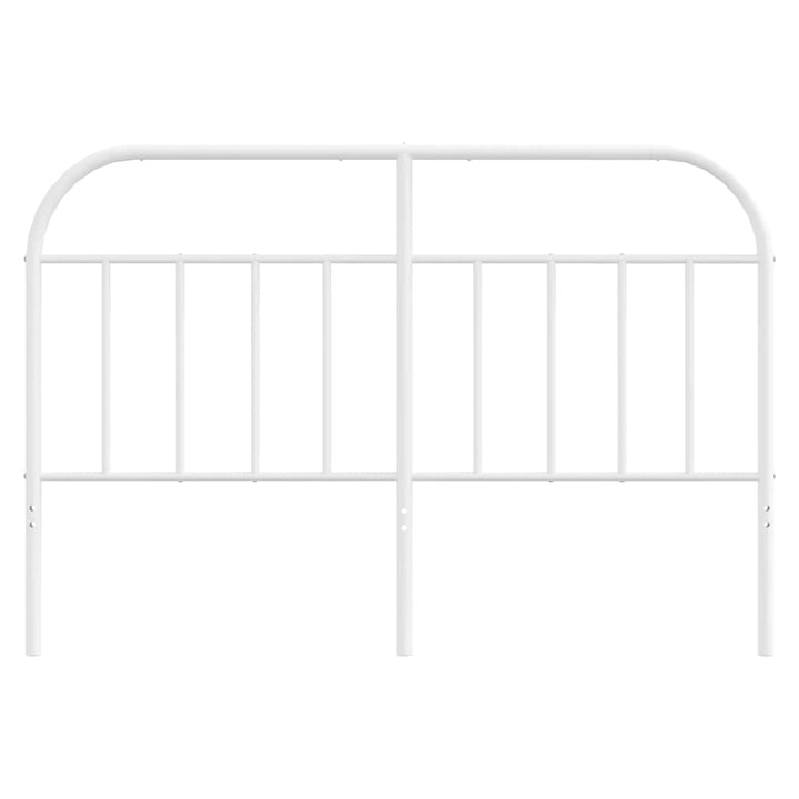 udskiftningsgavl 135 cm metal hvid