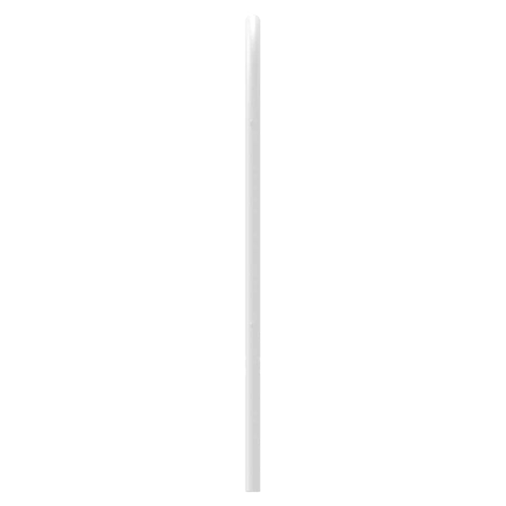 udskiftningsgavl 135 cm metal hvid