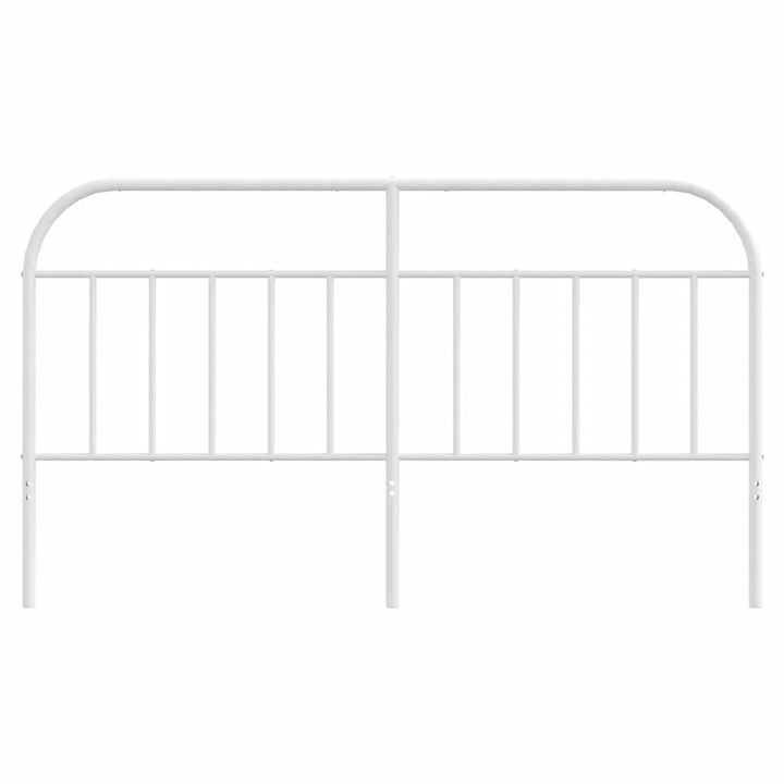 udskiftningsgavl 180 cm metal hvid