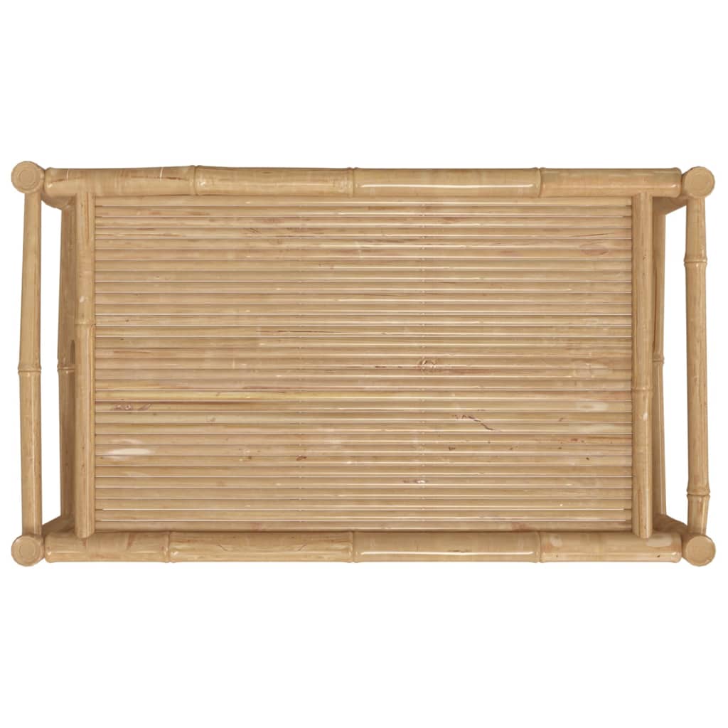 havebord 100x55x33 cm bambus